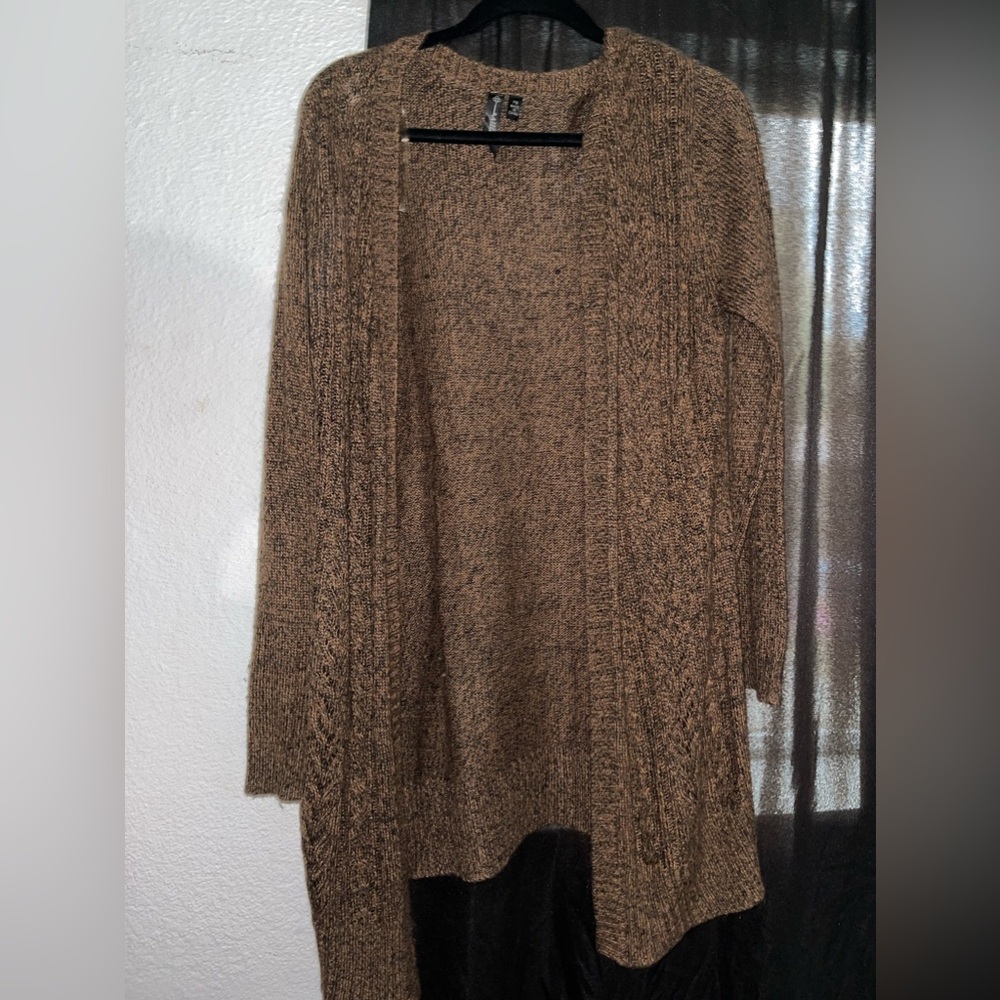 Brown cardigan